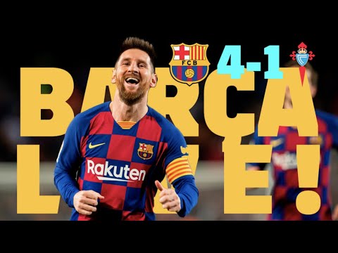 ⚽ Barça  4 – 1 Celta | BARÇA LIVE: Warm Up & Match Center