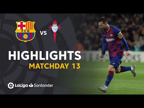 Highlights FC Barcelona vs RC Celta (4-1)