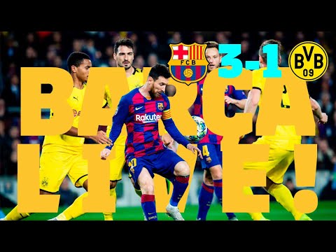 Barça 3 – 1 Dortmund | BARÇA LIVE: Match Center #BarçaBVB