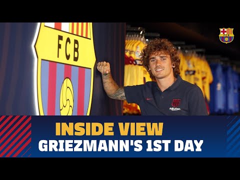[BEHIND THE SCENES] Griezmann's first day in Barcelona