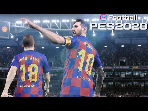 eFootball PES 2020 FC Barcelona vs Manchester United – PS4 Pro 4K Gameplay