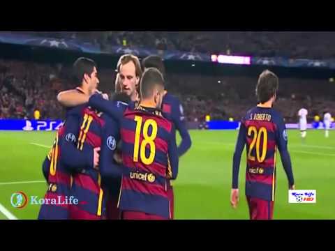 Champions League Barcelona vs Roma 6 1 ِAll Goals Highlights  24 11 2015