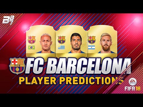 FIFA 18 FC BARCELONA PLAYER RATING PREDICTIONS w/ MESSI and NEYMAR! | FIFA 18 ULTIMATE TEAM