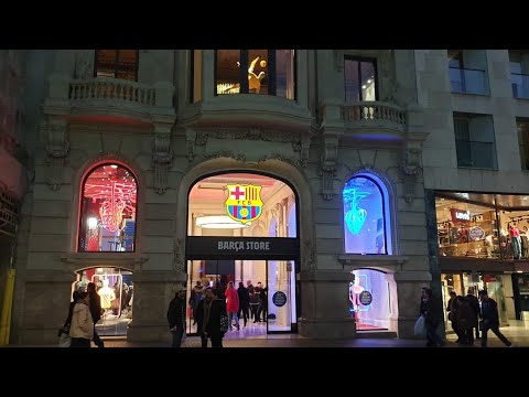 Así es una STORE BARÇA/Tienda oficial del F.C.Barcelona/Ramblas Vlogs 3