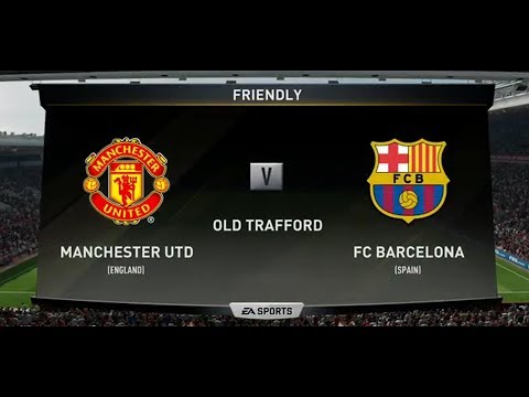 FIFA 18 MANCHESTER UNITED VS FC BARCELONA XBOX ONE / PS4 GAMEPLAY IN HD