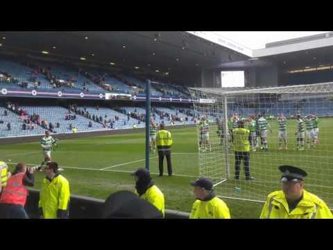 Post Match Ibrox Celebrations – The Rangers 1 – 5 Celtic – 29th April 2017