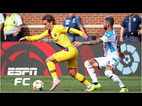 Antoine Griezmann nets first goal for Barcelona in Napoli rout | ESPN FC