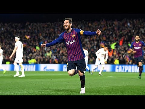 Lionel Messi (FC Barcelona) 2 GOALS vs. Manchester United |  2018/19 Champions League Quarter-final