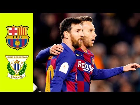 Barcelona vs Leganes 5-0 Highlights All Goals (Resumen)