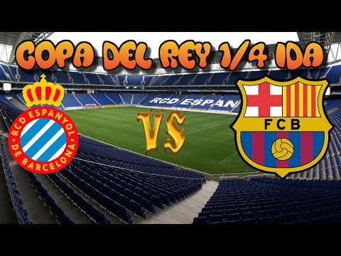 Espanyol vs Barcelona Directo online | 1/4 Copa del Rey 17/01/2018