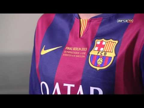 Special FC Barcelona jersey for Champions League final