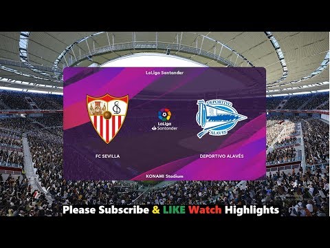 Sevilla vs Alaves (1-1) LineUps | La Liga 2019/20