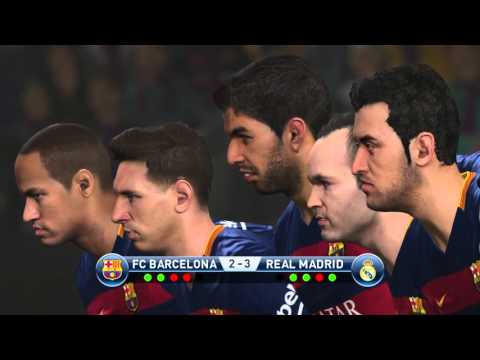 PES 2016 | PENALTY KICKS BARCELONA FC vs REAL MADRID PS4