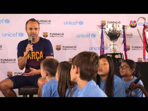 FC Barcelona US Summer Tour: Iniesta y Ter Stegen, con Unicef