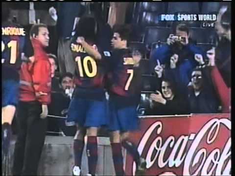 2003 October 15 Barcelona Spain 8 Matador Puchov Slovakia 0 UEFA Cup
