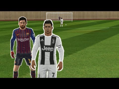 How To  Juventus Ronaldo VS  FC. Barcelona. Messi.   2018/19- Player  Dream League Soccer 2019.