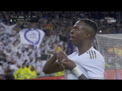 Vinicius Júnior Goal Real Madrid vs Barcelona 2-0   4K 60P